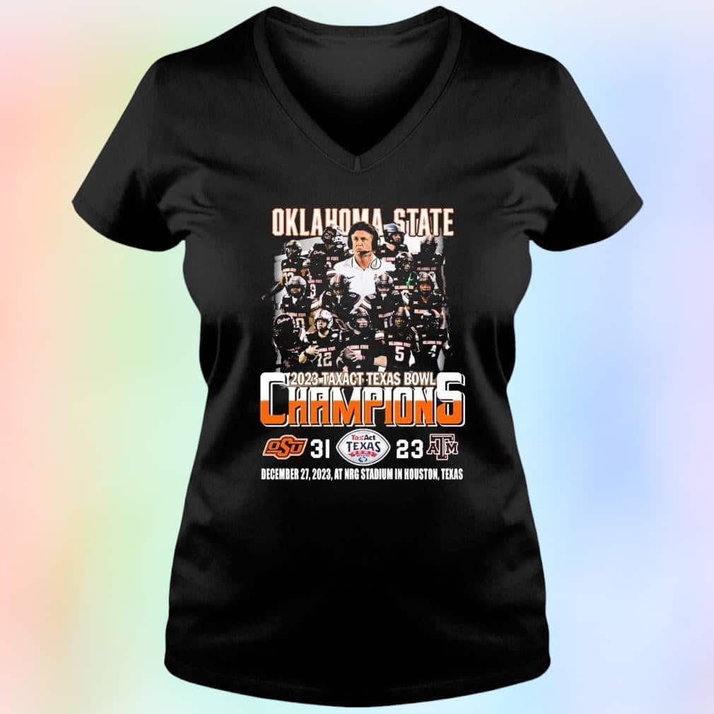 Oklahoma State Cowboys Texas A&M Aggies T-Shirt Oklahoma State Cowboys Texas A&M Aggies T-Shirt