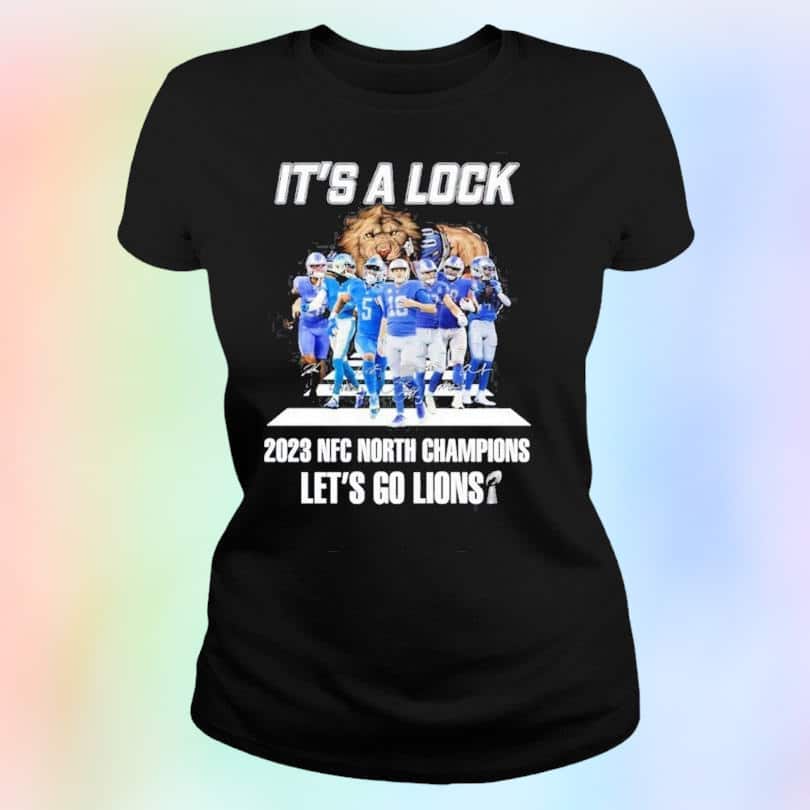 It’s A Lock NFC North Champions Let’s Go Lions T-Shirt It’s A Lock NFC North Champions Let’s Go Lions T-Shirt