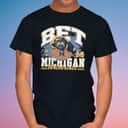 NCAA Michigan Wolverines T-Shirt Bet Helmet Franklin NCAA Michigan Wolverines T-Shirt Bet Helmet Franklin