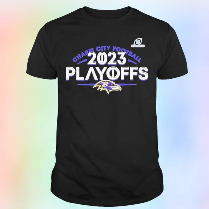 NFL Baltimore Ravens T-Shirt Charm City Football Playoffs