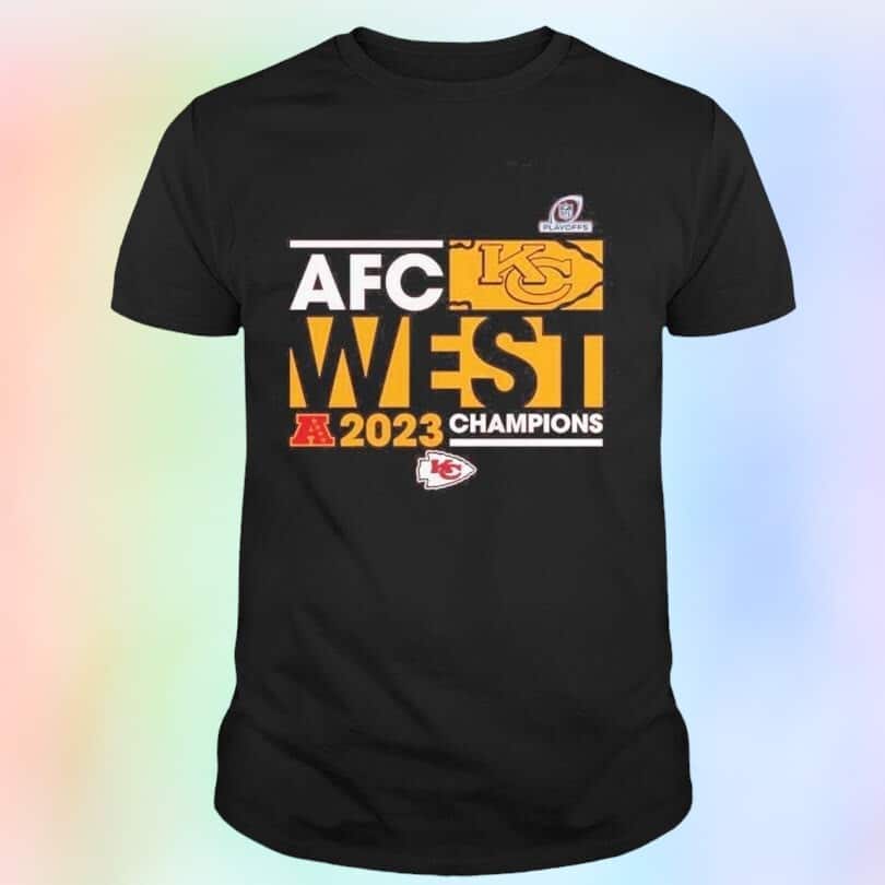 NFL Kansas City Chiefs T-Shirt AFC West Division Champions NFL Kansas City Chiefs T-Shirt AFC West Division Champions