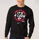 NFL Kansas City Chiefs T-Shirt AFC West Division Champions It's A Clock NFL Kansas City Chiefs T-Shirt AFC West Division Champions It's A Clock
