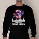 NFL Buffalo Bills T-Shirt Pray For Damar Hamlin NFL Buffalo Bills T-Shirt Pray For Damar Hamlin
