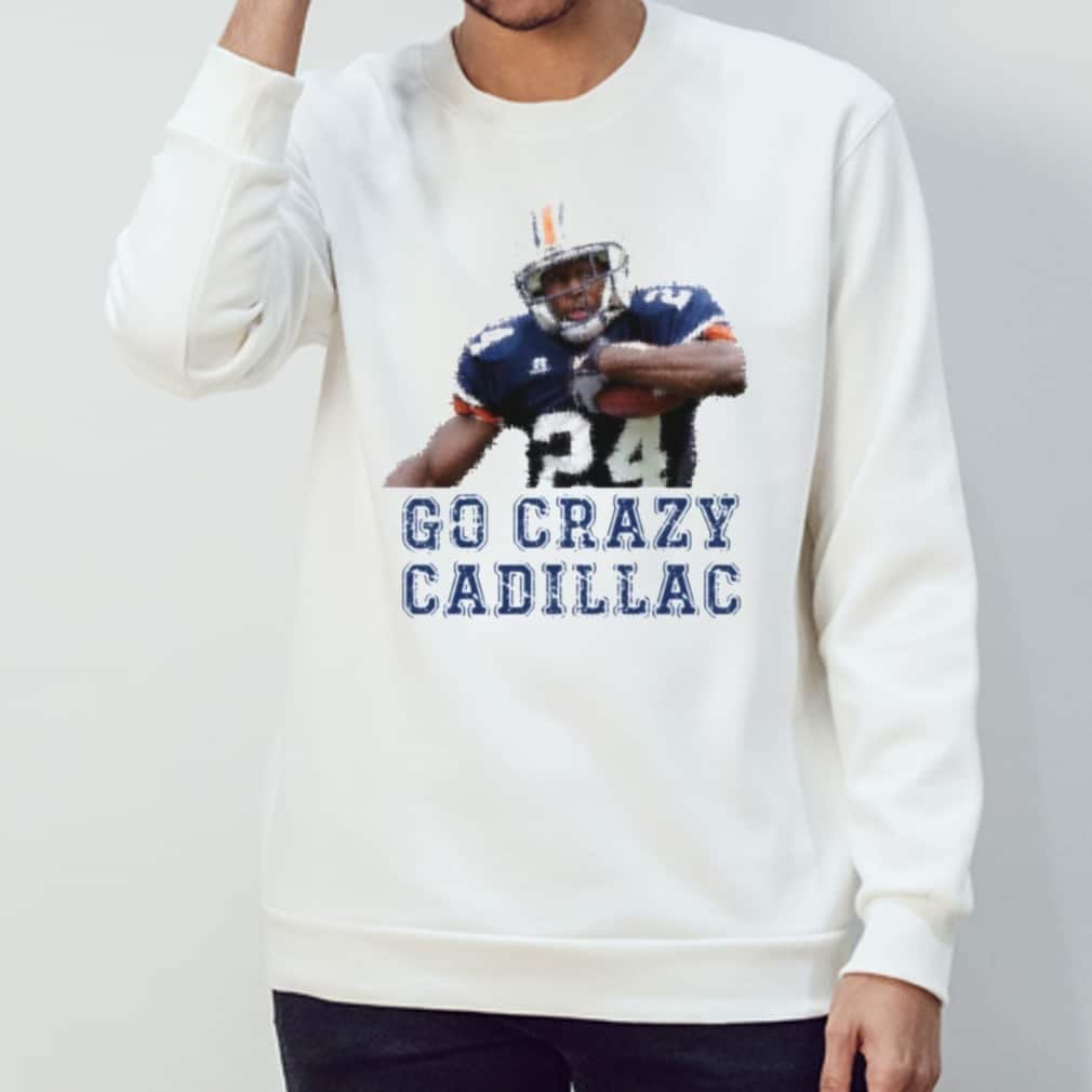 NCAA Auburn Tigers T-Shirt Go Crazy Cadillac NCAA Auburn Tigers T-Shirt Go Crazy Cadillac
