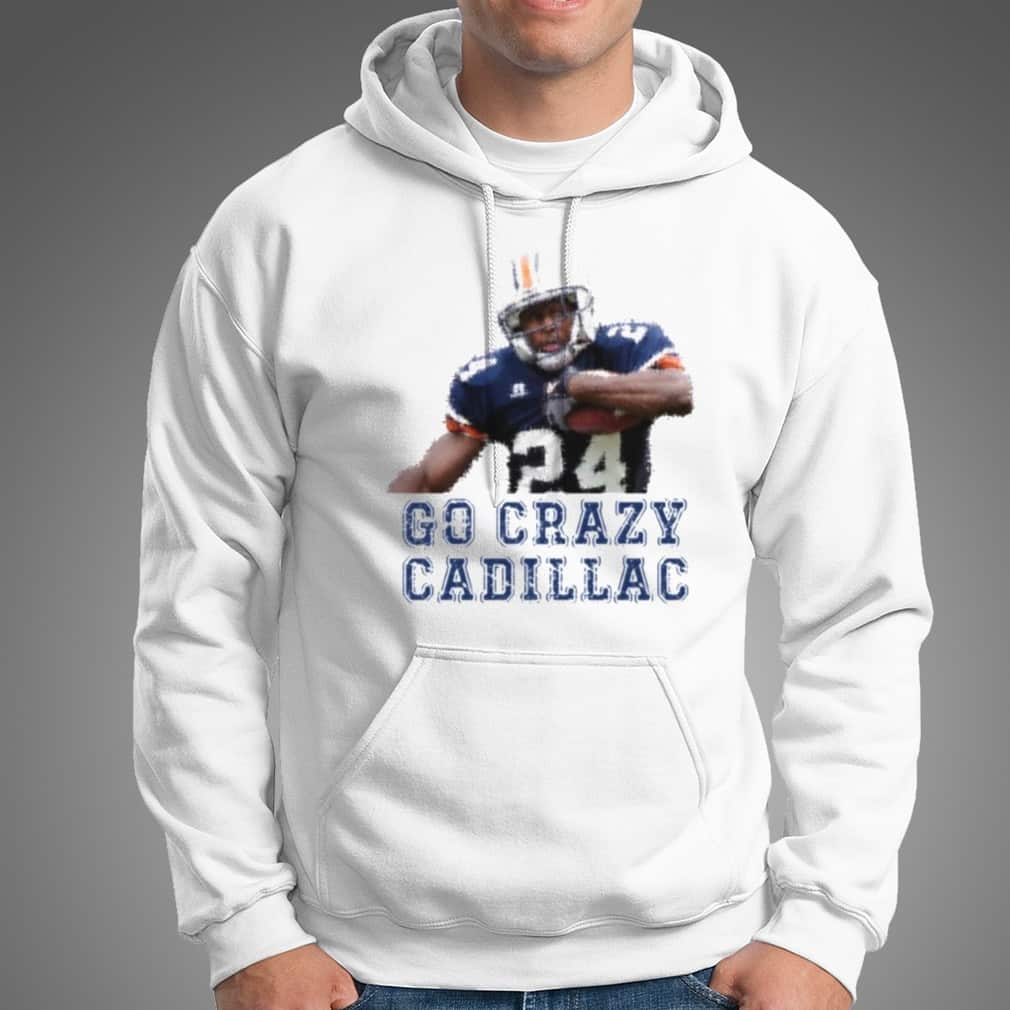 NCAA Auburn Tigers T-Shirt Go Crazy Cadillac NCAA Auburn Tigers T-Shirt Go Crazy Cadillac