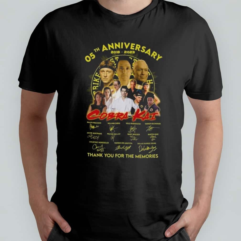 Cobra Kai T-Shirt Thank You For The Memories Cobra Kai T-Shirt Thank You For The Memories