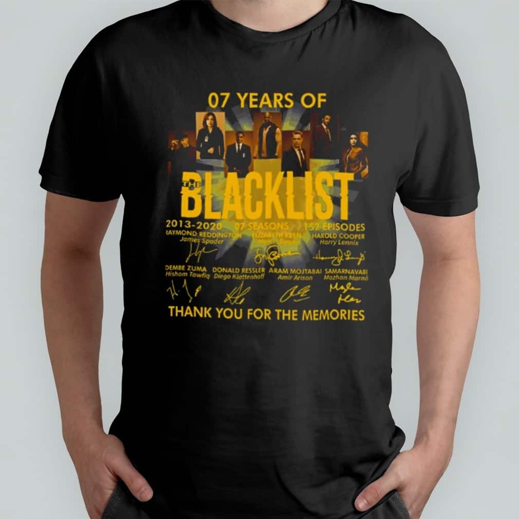 7 Years Of The Blacklist T-Shirt 7 Years Of The Blacklist T-Shirt