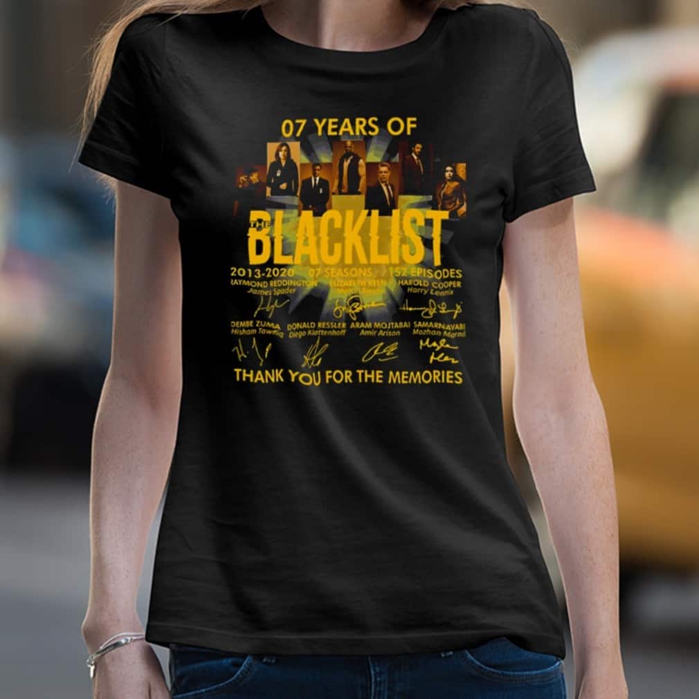 7 Years Of The Blacklist T-Shirt 7 Years Of The Blacklist T-Shirt