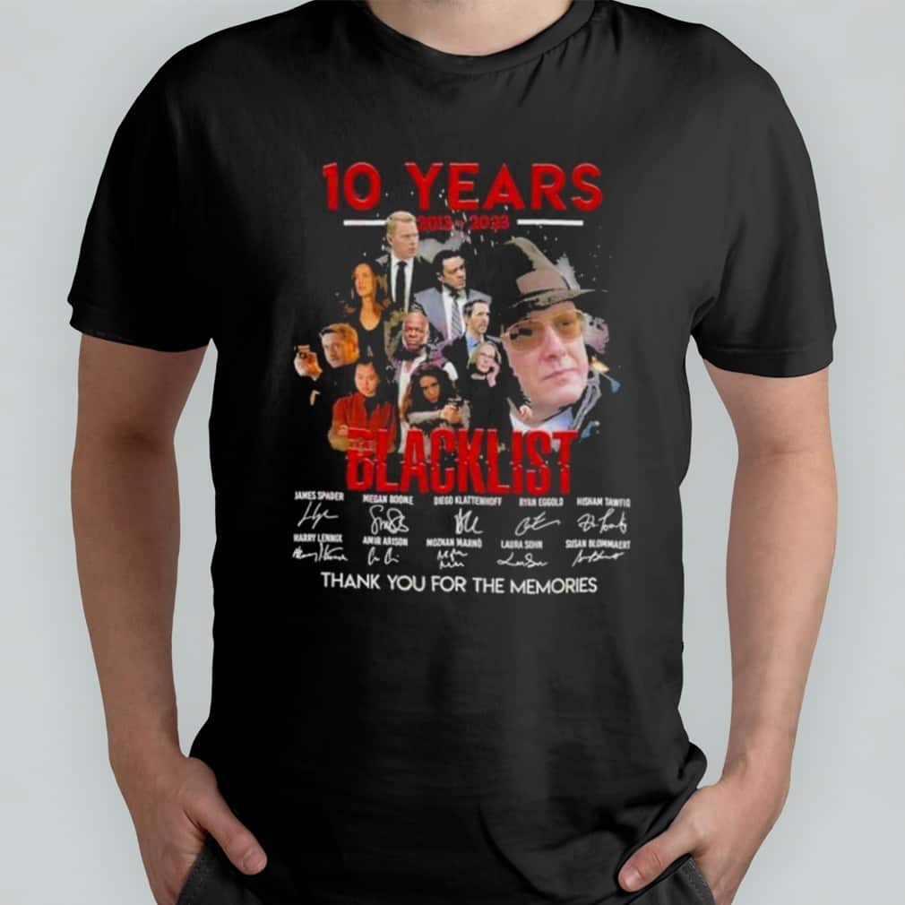 Blacklist T-Shirt Thank You For The Memories Blacklist T-Shirt Thank You For The Memories