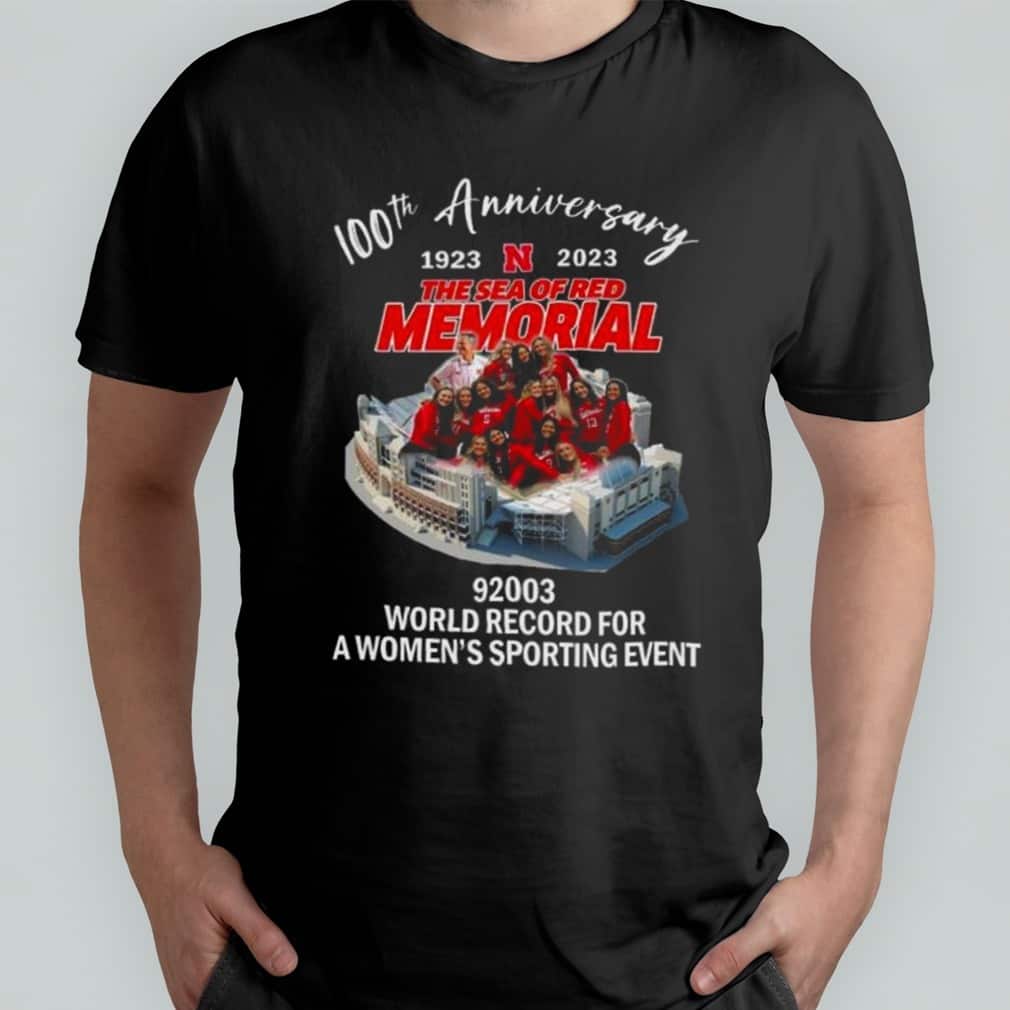 The Sea Of Red Memorial T-Shirt World Record For A Women’s Sporting Event The Sea Of Red Memorial T-Shirt World Record For A Women’s Sporting Event