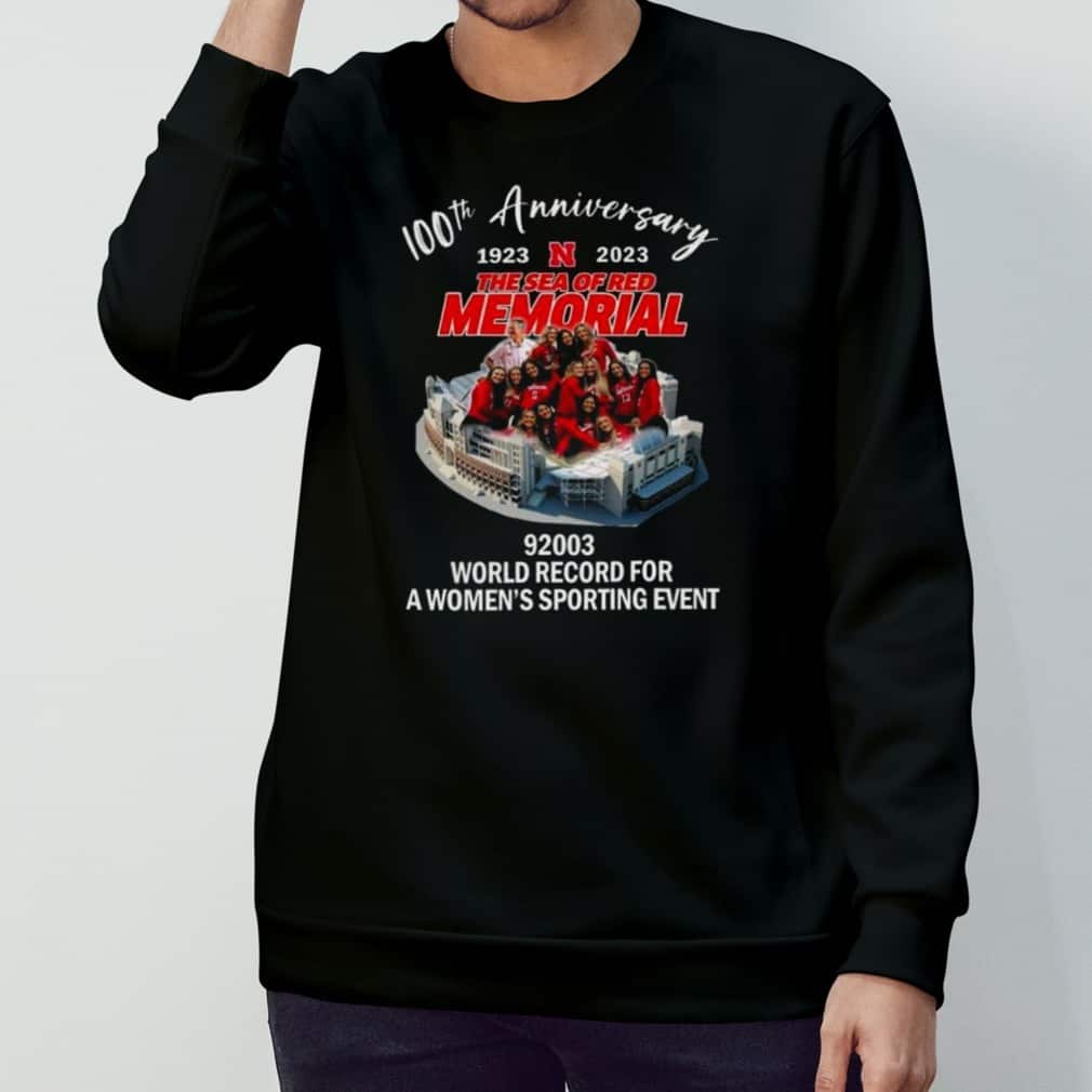 The Sea Of Red Memorial T-Shirt World Record For A Women’s Sporting Event The Sea Of Red Memorial T-Shirt World Record For A Women’s Sporting Event