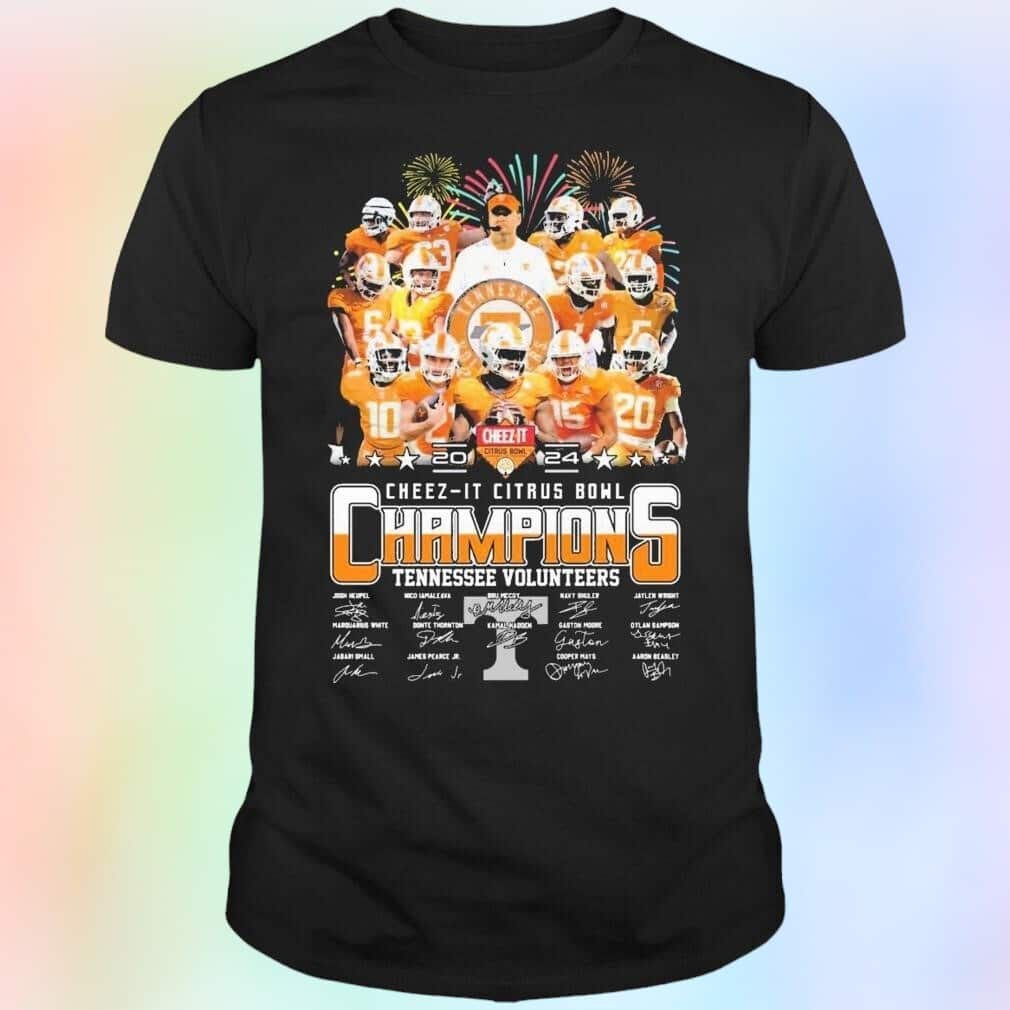 Tennessee Volunteers Cheez-It Citrus Bowl Champions T-Shirt Tennessee Volunteers Cheez-It Citrus Bowl Champions T-Shirt