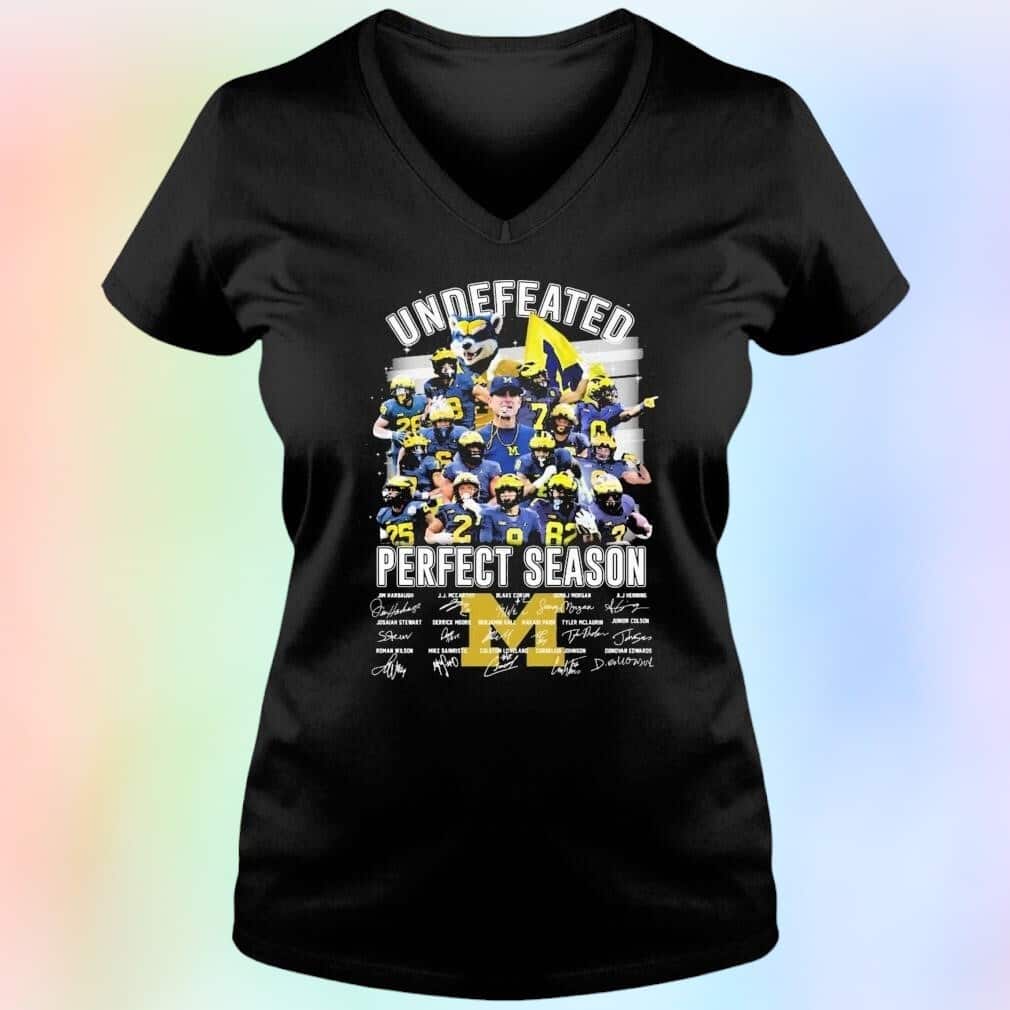 Undefeated Michigan Wolverines Perfect Season T-Shirt Undefeated Michigan Wolverines Perfect Season T-Shirt