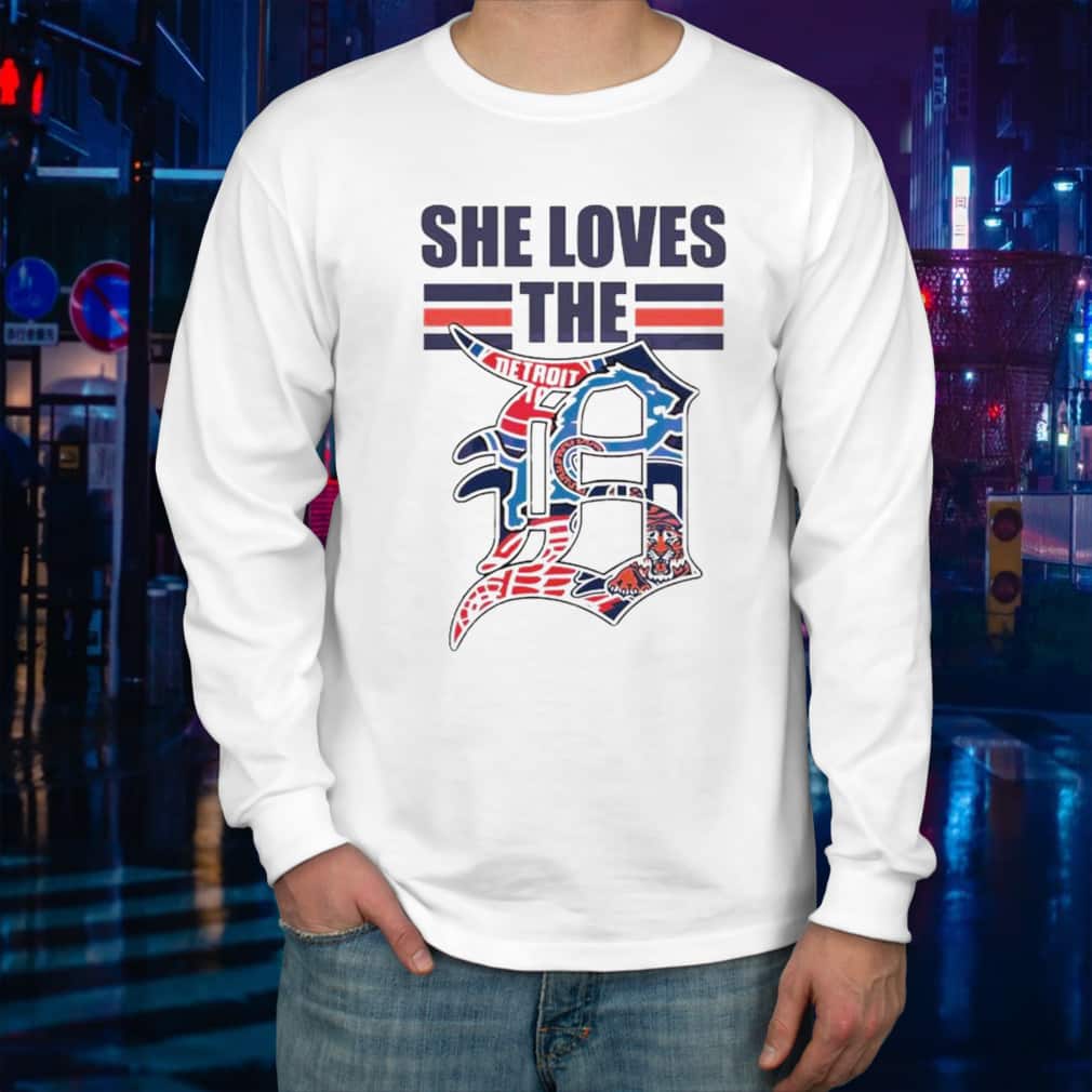 She Loves The D Detroit T-Shirt She Loves The D Detroit T-Shirt