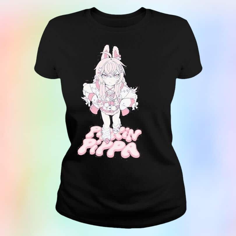 Cool Pipkin Pippa Bunny Boyfriend Fit Girls T-Shirt Cool Pipkin Pippa Bunny Boyfriend Fit Girls T-Shirt