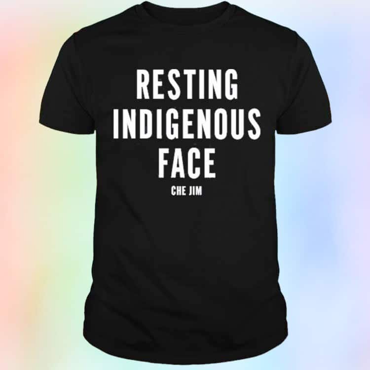 Resting Indigenous Face T-Shirt Resting Indigenous Face T-Shirt