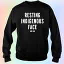 Resting Indigenous Face T-Shirt Resting Indigenous Face T-Shirt