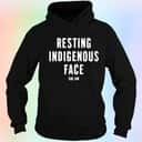 Resting Indigenous Face T-Shirt Resting Indigenous Face T-Shirt