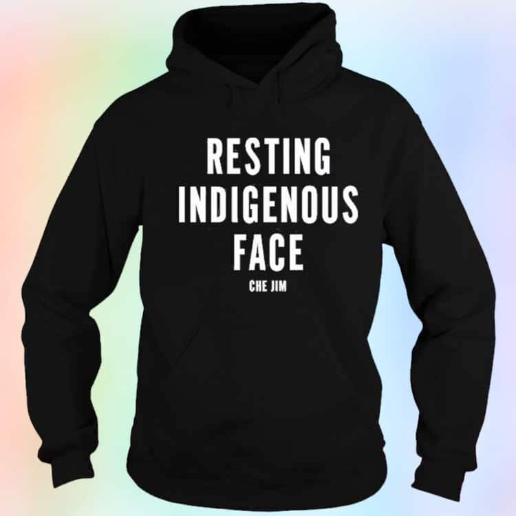 Resting Indigenous Face T-Shirt Resting Indigenous Face T-Shirt