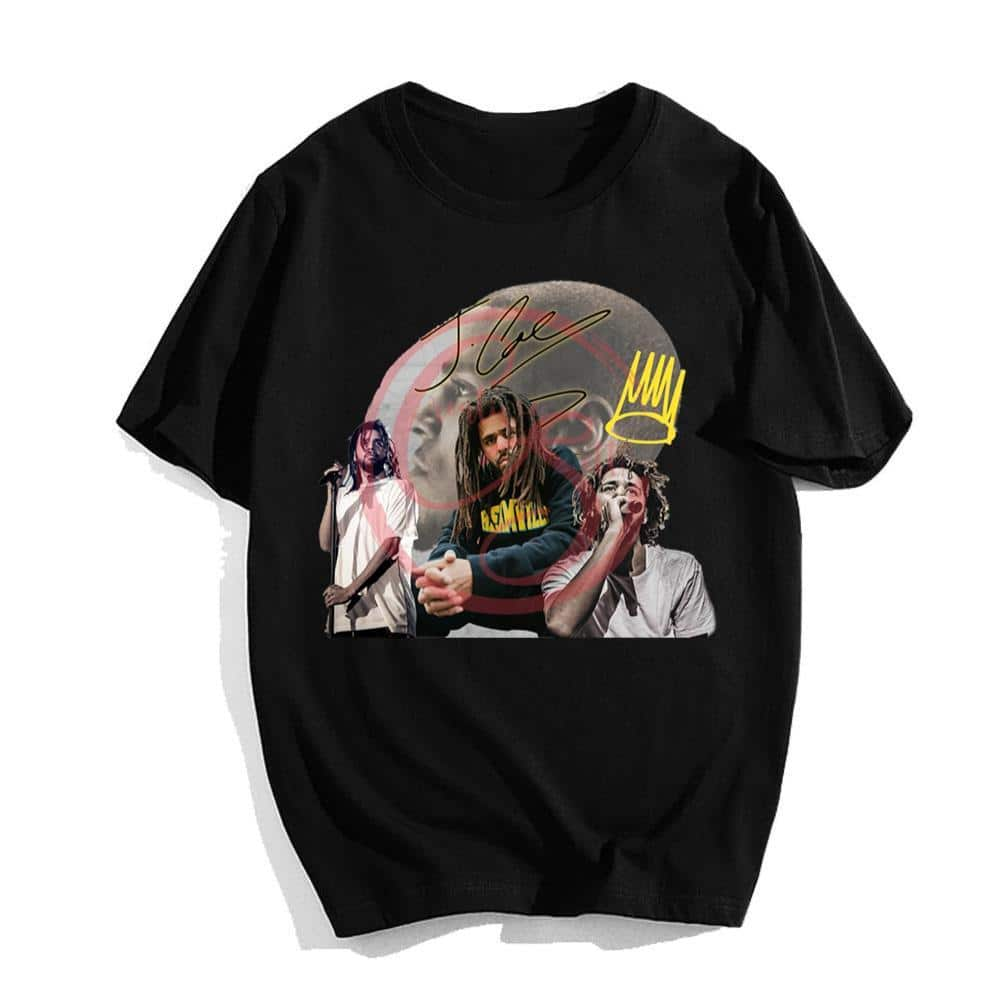 J Cole T-Shirt Raper Signature