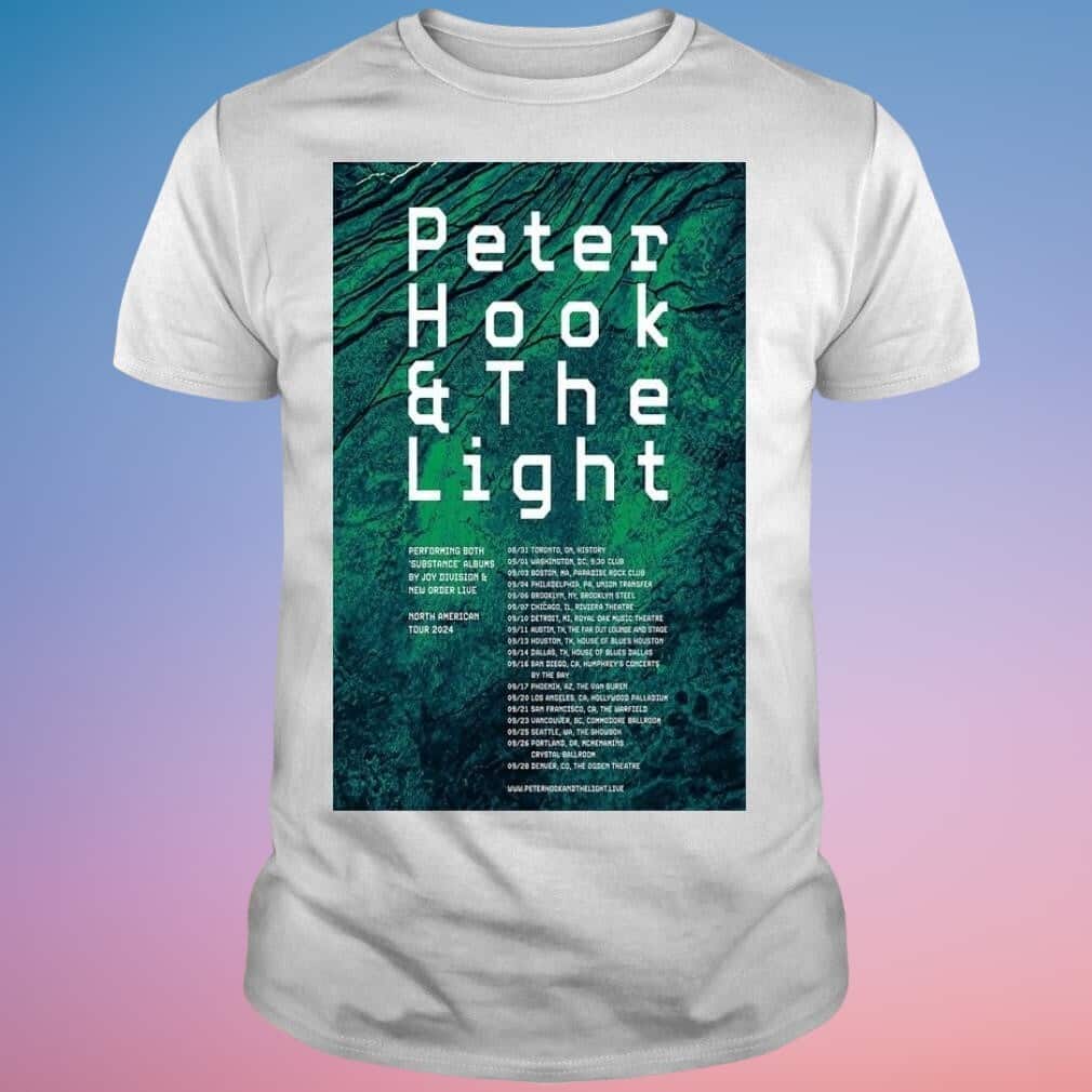Peter Hook and The Light North American T-Shirt Peter Hook and The Light North American T-Shirt