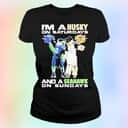 I’m A Husky On Saturdays A Seahawk On Sundays T-Shirt I’m A Husky On Saturdays A Seahawk On Sundays T-Shirt