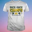 Michigan Wolverines T-Shirt Back To Back Champs Big Ten Champions