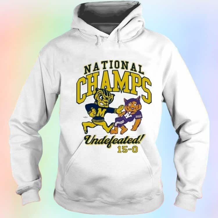 National Champs Undefeated Michigan Wolverines T-Shirt National Champs Undefeated Michigan Wolverines T-Shirt
