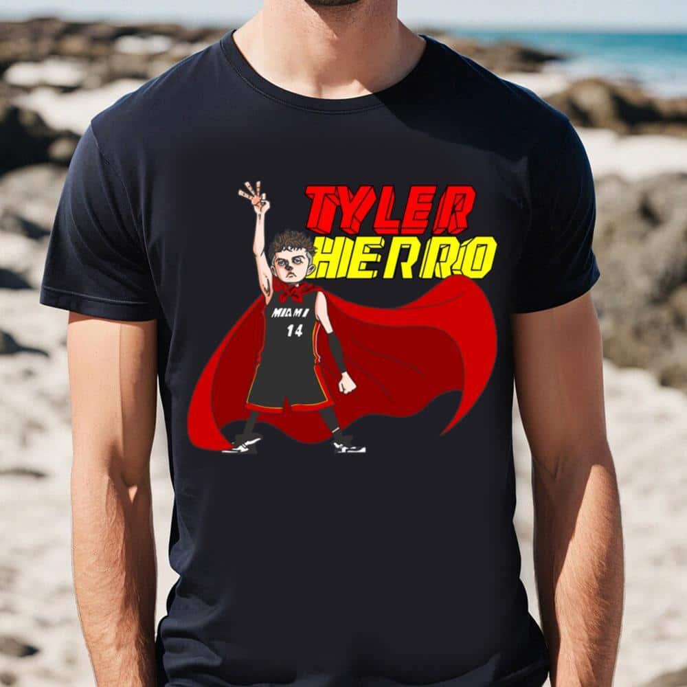Tyler Herro Super Man T-Shirt Tyler Herro Super Man T-Shirt
