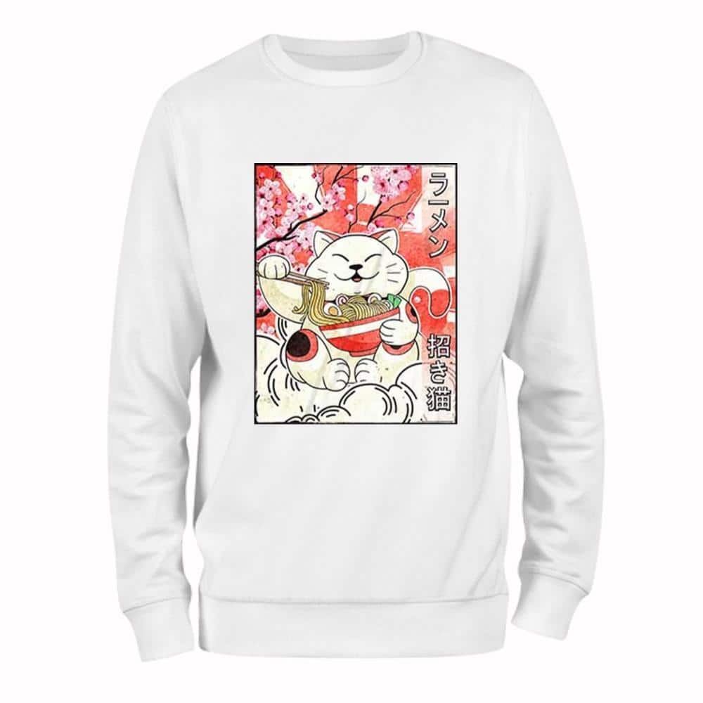 Japanese Noodles Maneki Neko Cat Ramen T-Shirt Japanese Noodles Maneki Neko Cat Ramen T-Shirt