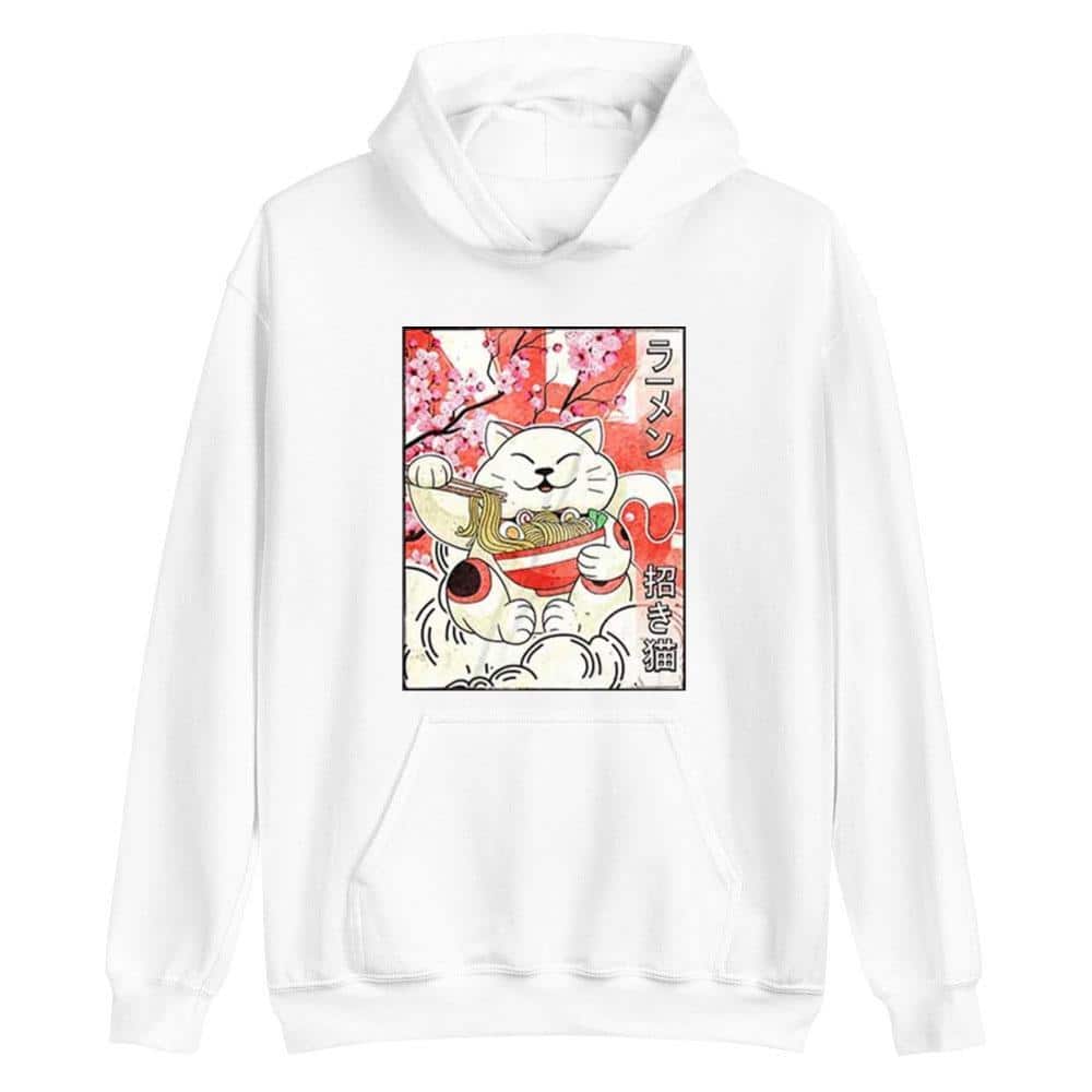 Japanese Noodles Maneki Neko Cat Ramen T-Shirt Japanese Noodles Maneki Neko Cat Ramen T-Shirt