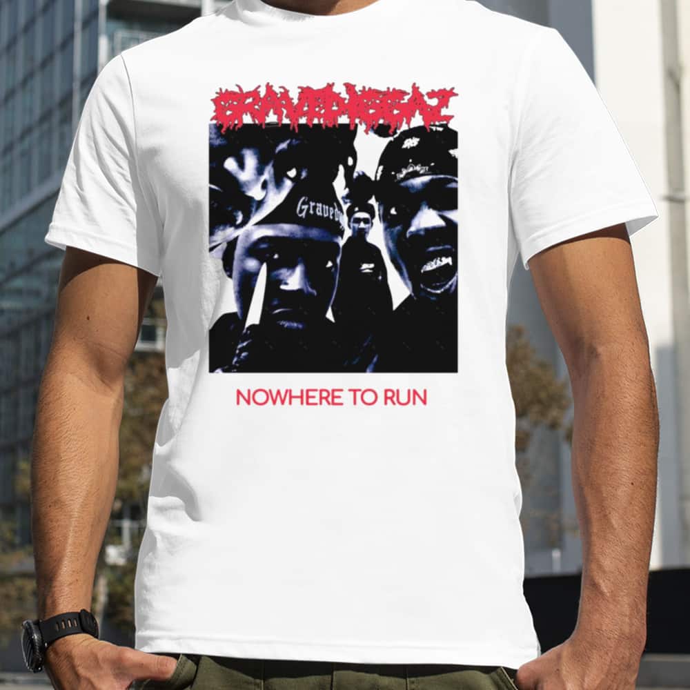 Gravediggaz Nowhere To Run T-Shirt Gravediggaz Nowhere To Run T-Shirt