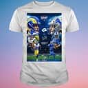 We Are Here For It Los Angeles Rams vs Detroit Lions In NFL Wild Card T-Shirt
