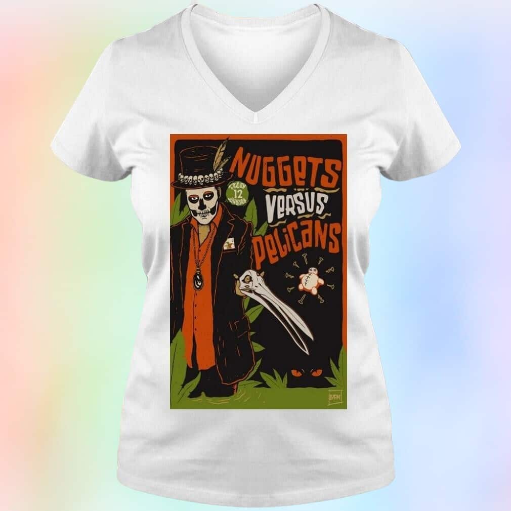 Nuggets Versus Pelicans T-Shirt Nuggets Versus Pelicans T-Shirt