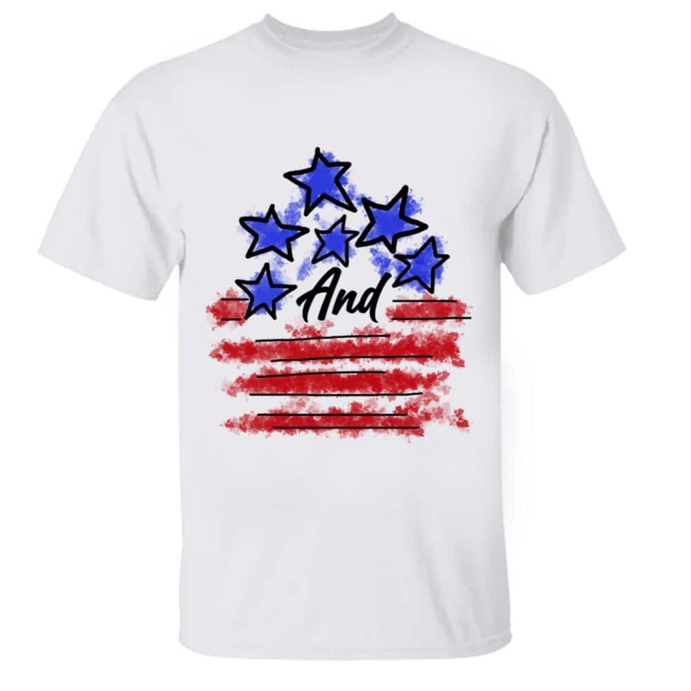 Retro Stars And Stripes American Flag T-Shirt Retro Stars And Stripes American Flag T-Shirt