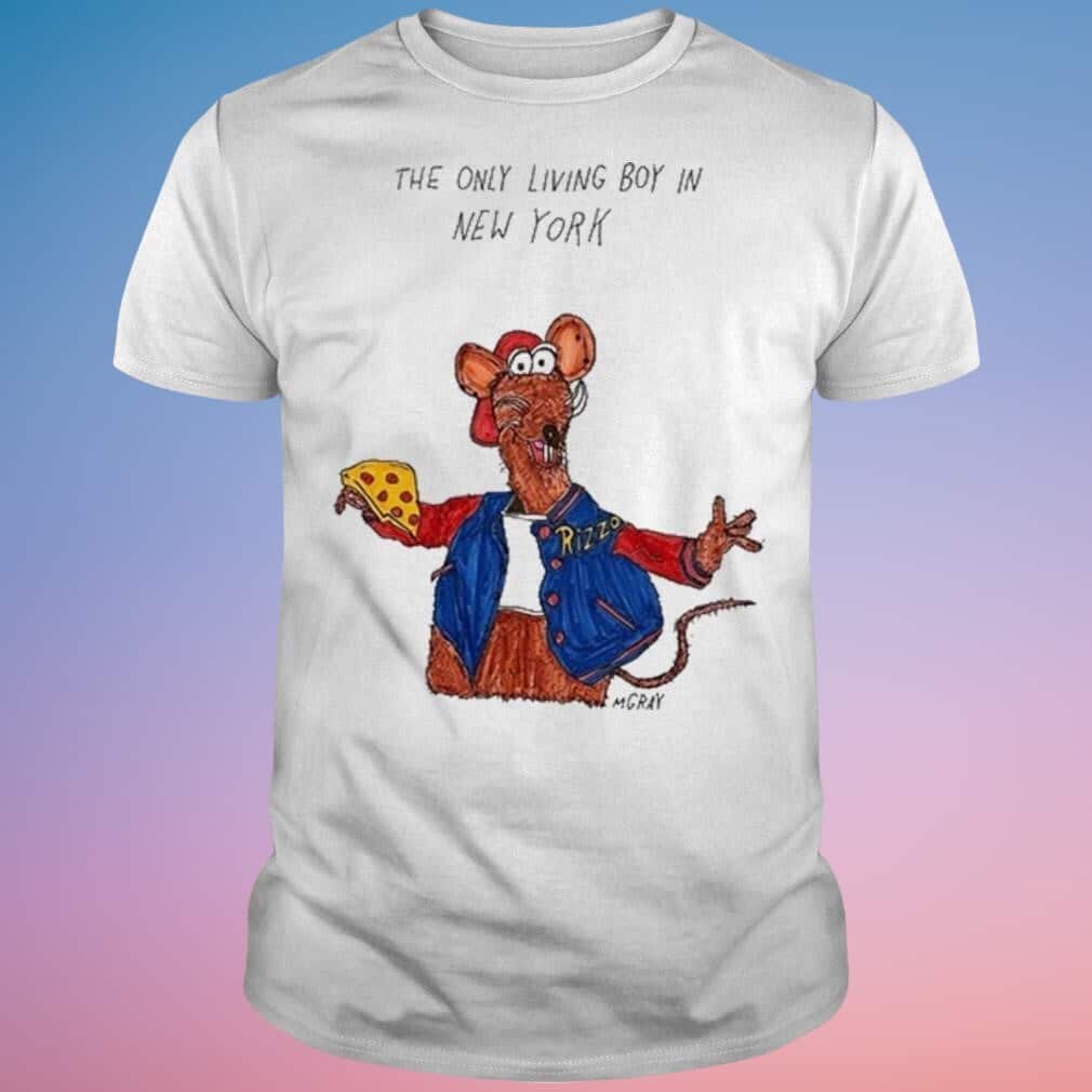 Funny Mouse The Only Living Boy In New York T-Shirt Funny Mouse The Only Living Boy In New York T-Shirt