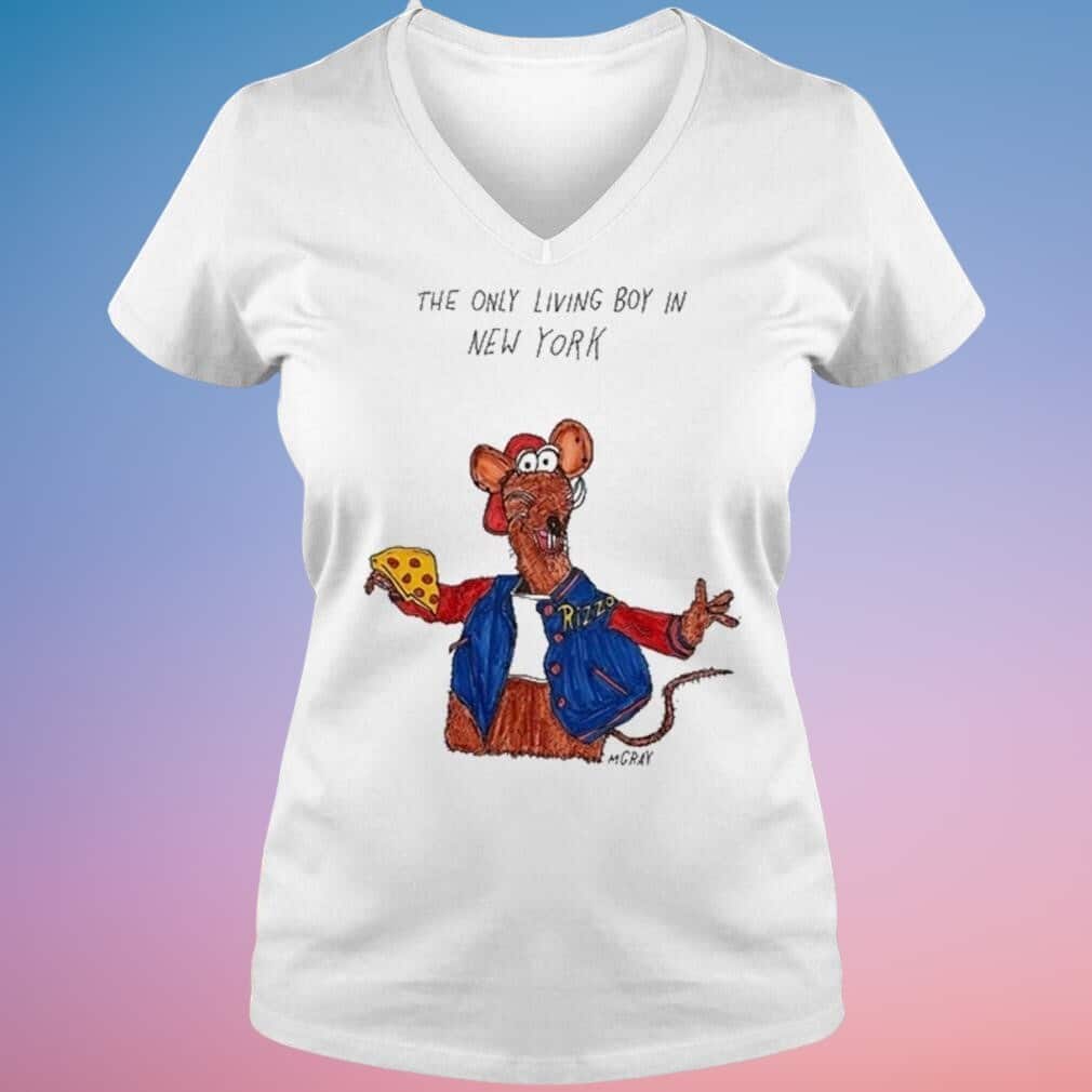 Funny Mouse The Only Living Boy In New York T-Shirt Funny Mouse The Only Living Boy In New York T-Shirt