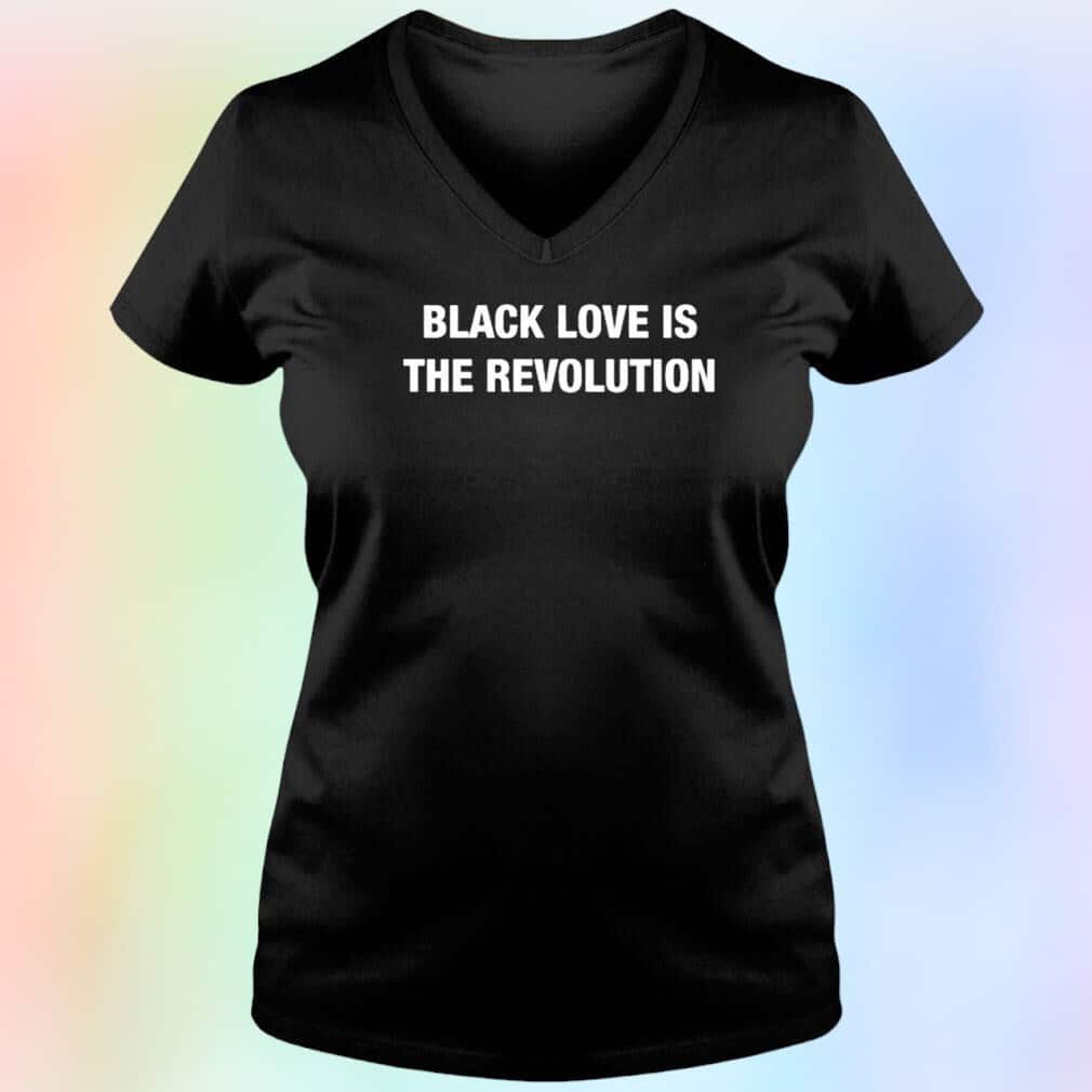 Basic Black Love Is The Revolution T-Shirt Basic Black Love Is The Revolution T-Shirt