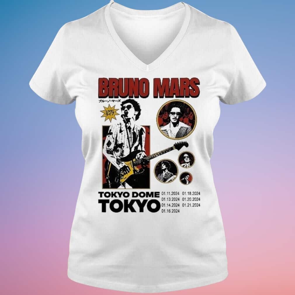 Bruno Mars T-Shirt Tokyo Dome Bruno Mars T-Shirt Tokyo Dome