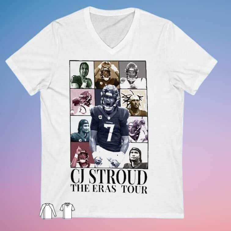 Cj Stroud Houston Texans The Eras Tour T-Shirt Cj Stroud Houston Texans The Eras Tour T-Shirt