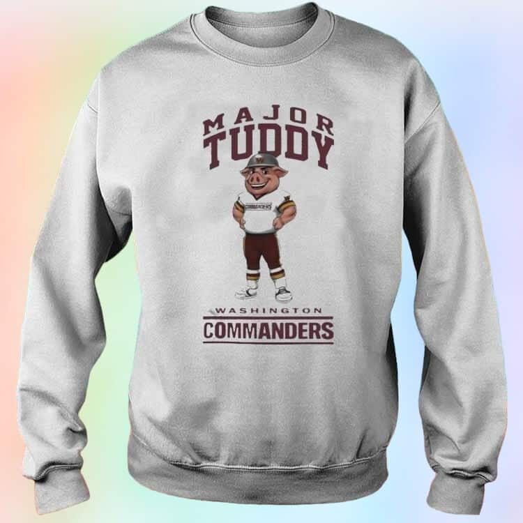 Funny Washington Commanders Major Tuddy T-Shirt Funny Washington Commanders Major Tuddy T-Shirt