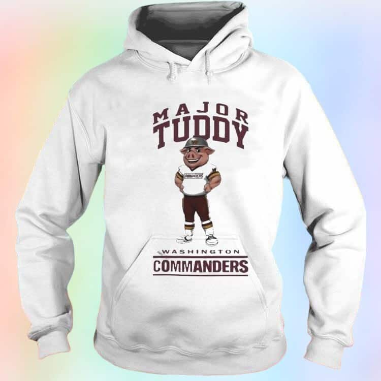 Funny Washington Commanders Major Tuddy T-Shirt Funny Washington Commanders Major Tuddy T-Shirt