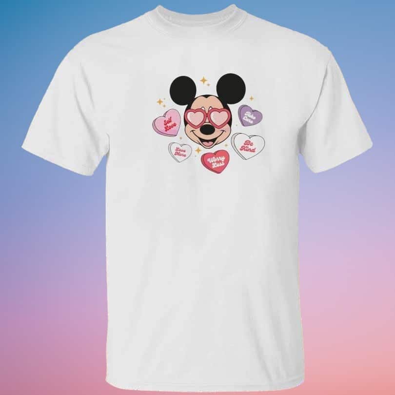 Cool Minnie And Mickey Self Love Couple T-Shirt