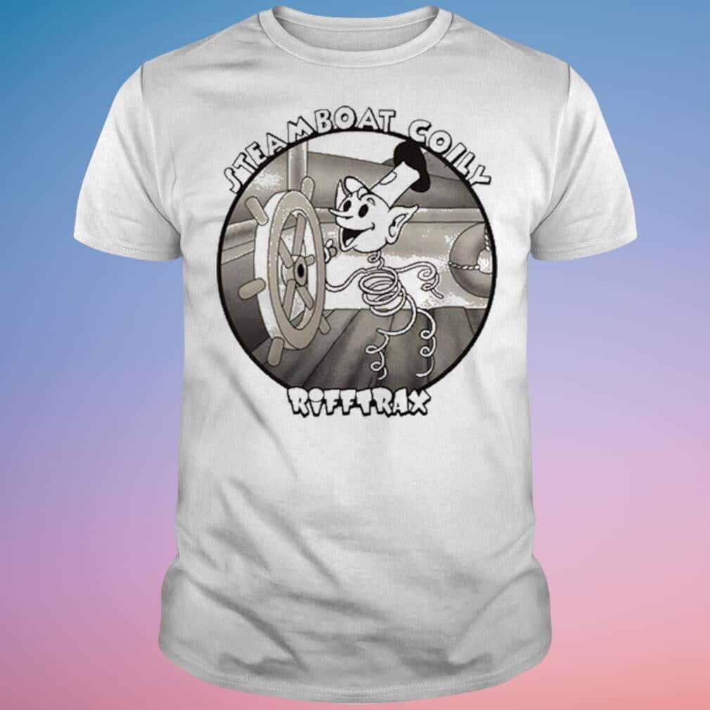 Funny Steamboat Coily Rifftrax T-Shirt Funny Steamboat Coily Rifftrax T-Shirt