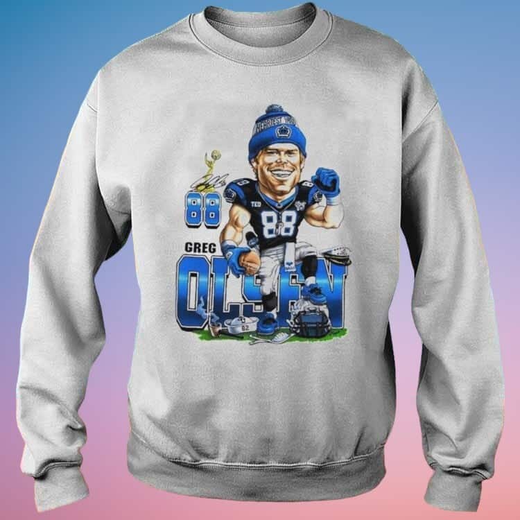 Greg Olsen Player Cartoon T-Shirt Greg Olsen Player Cartoon T-Shirt