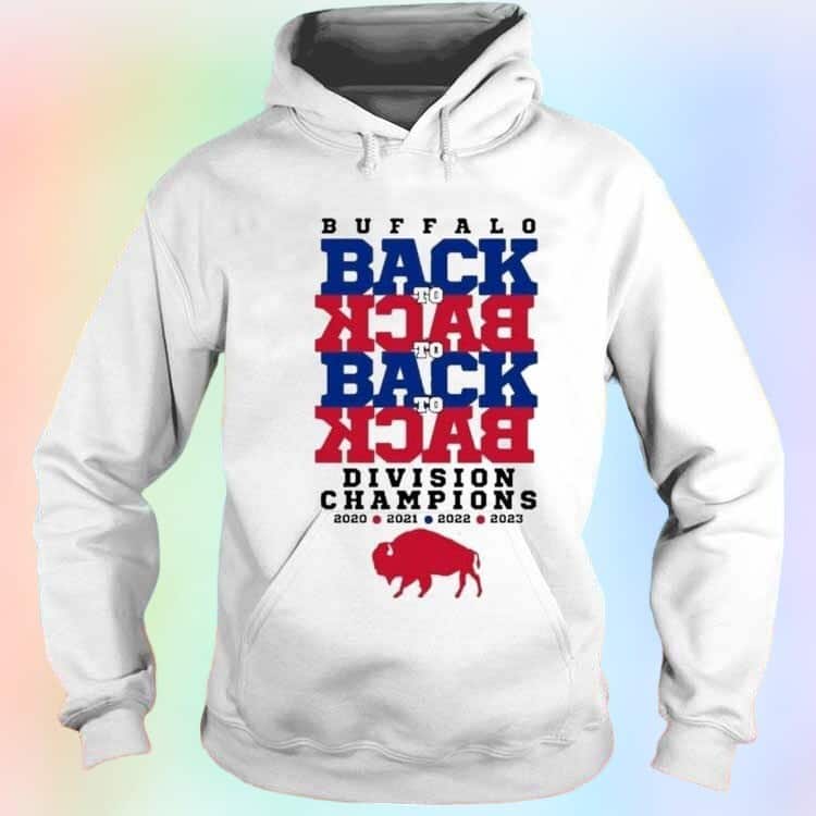 Buffalo Bills T-Shirt Back To Back Division Champions Buffalo Bills T-Shirt Back To Back Division Champions