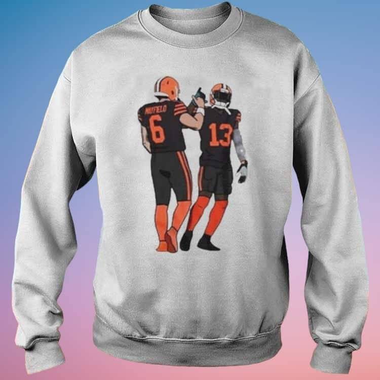 Browns Baker Mayfield And Odell Beckham Jr T-Shirt Browns Baker Mayfield And Odell Beckham Jr T-Shirt