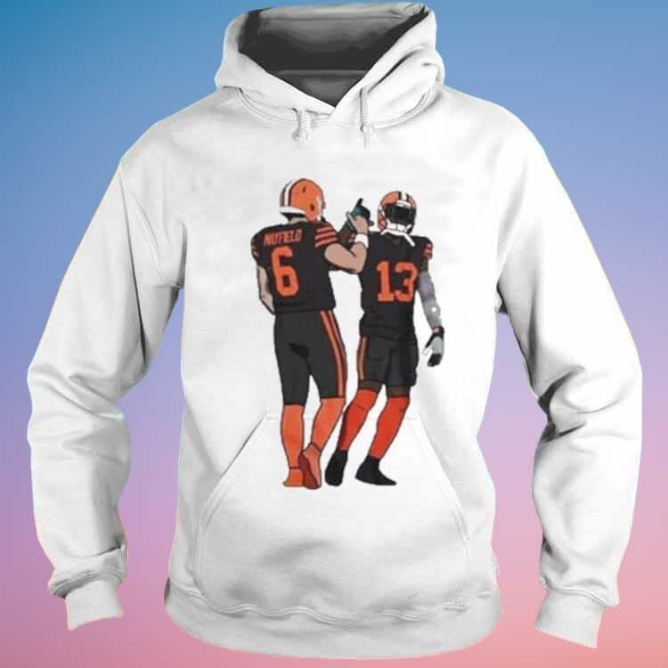 Browns Baker Mayfield And Odell Beckham Jr T-Shirt Browns Baker Mayfield And Odell Beckham Jr T-Shirt