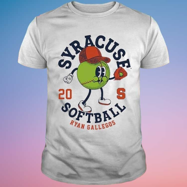 NCAA Syracuse Softball Ryan Gallegos T-Shirt NCAA Syracuse Softball Ryan Gallegos T-Shirt