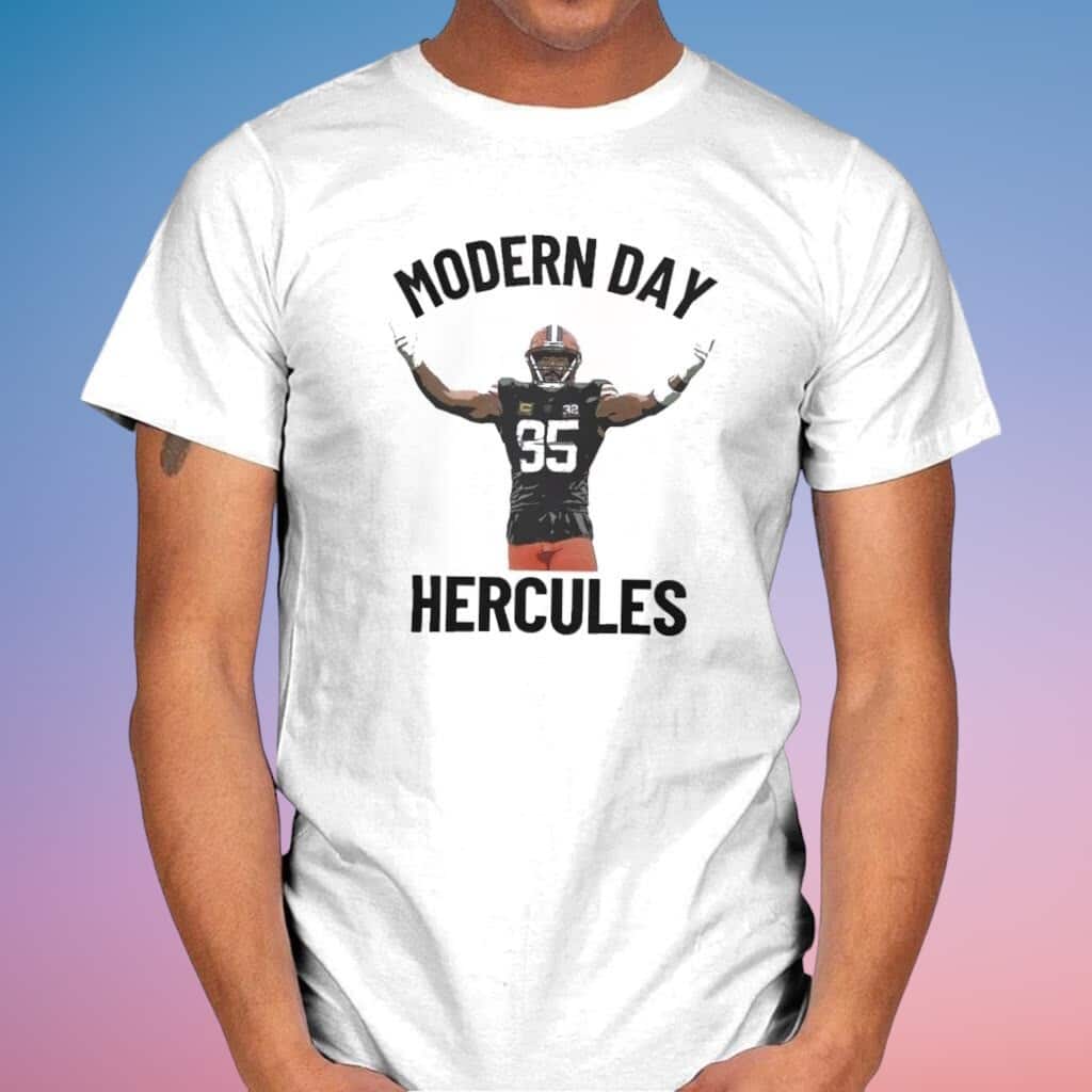 NFL Cleveland Browns T-Shirt Modern Day Hercules NFL Cleveland Browns T-Shirt Modern Day Hercules